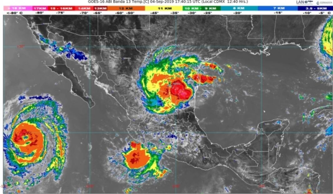 Tormenta tropical "Fernand" toca tierra en Tamaulipas 