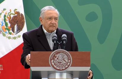 Conferencia de prensa de AMLO desde la 22 Zona Militar en Santa María Rayón, Edomex 