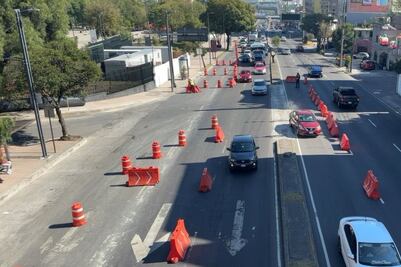 ¡Tómalo en cuenta! Habilitan carril reversible en avenida Constituyentes por obras del Cablebús Línea 3