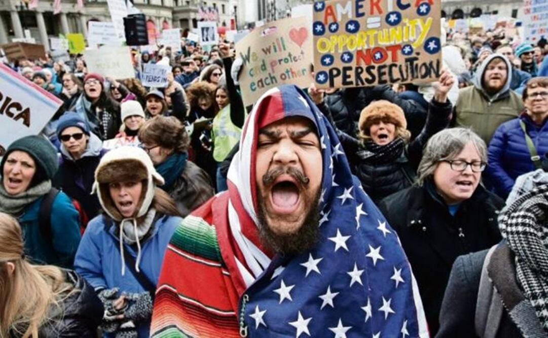 March in Boston to protests against "Muslim Ban" - Photo: Steven Senne/ AP
