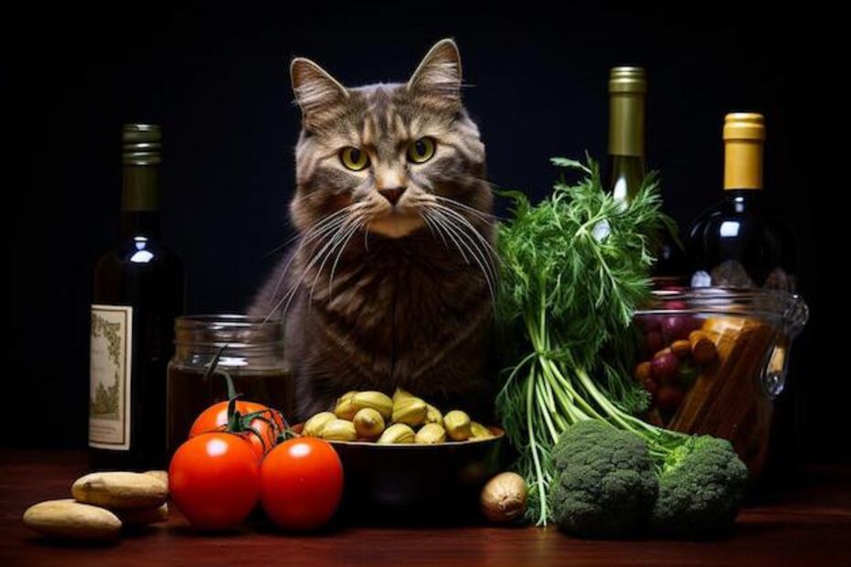Los gatos sí pueden comer aceitunas, pero con moderación. Fuente: Freepik.