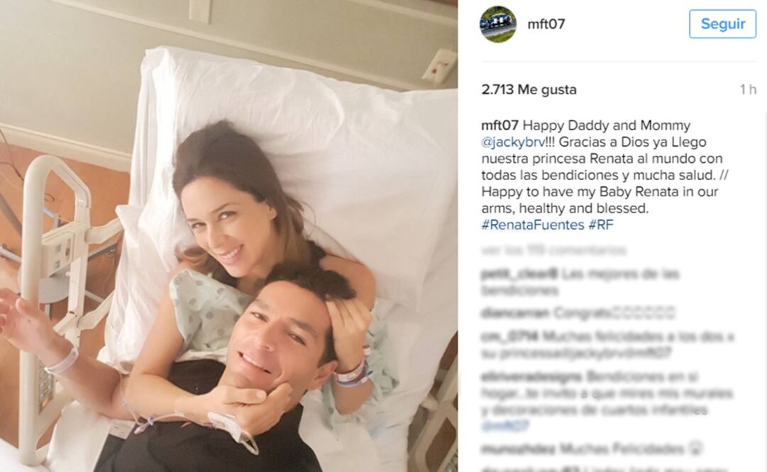 Nace la tercera hija de Jacqueline Bracamontes  