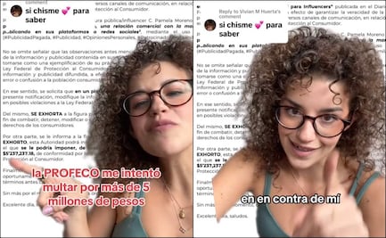 Influencer acusa a Profeco por "intento de multa" de más de 5 mdp tras "publicidad engañosa"