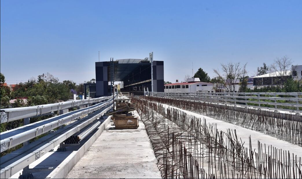 Así se conforma el Puente Atirantado del Tren Interurbano México-Toluca. Foto: especial