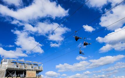 Será monstruosa: estrenarán la tirolesa más extrema del mundo