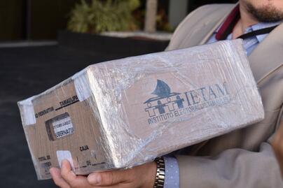 Llegan a Tamaulipas votos del extranjero 