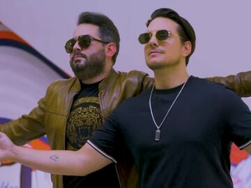El espectacular maquillaje drag de Vadhir y José Eduardo Derbez