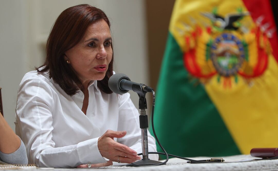 Karen Longaric, canciller boliviana. Foto: EFE 