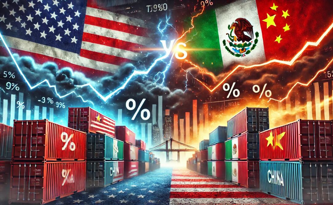 El futuro de la relación con Estados Unidos es un factor que afecta ánimo de empresarios. Foto: Imagen creada con IA (Chat GPT)