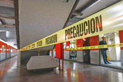 Nueve estaciones de Línea 2 del Metro registran daños