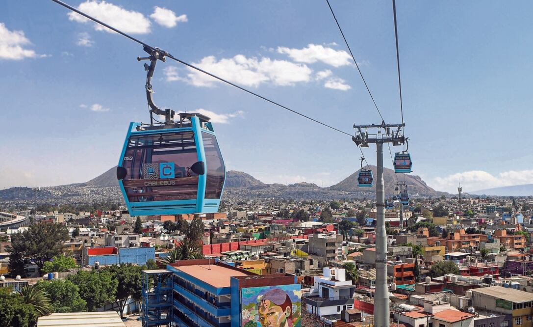 El Servicio de Transportes Eléctrico de la Ciudad de México (STE) precisó que los ingresos por el uso de la Línea 2, en 2023, del Cablebús fueron 145 millones 170 mil 106 pesos. Foto: Gabriel Pano / EL UNIVERSAL