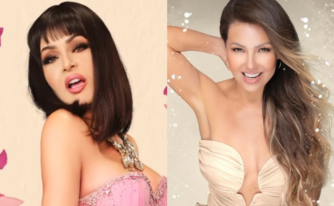 Gaby Spanic y Thalía. Foto: Instagram oficial.