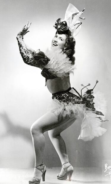 María Antonieta Pons  es considerada una de las máximas exponentes del cine de rumberas, un género que fusionó el melodrama con la música tropical y que se ha revalorizado como parte esencial de la historia del cine mexicano. Fototeca EL UNIVERSAL.