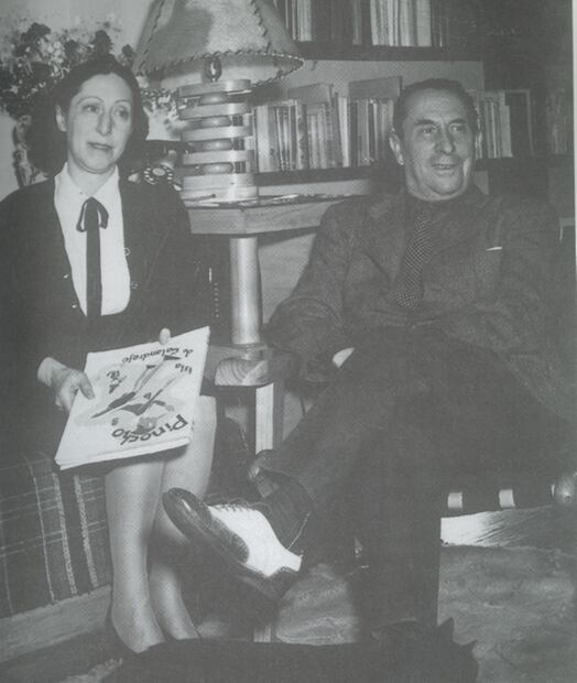 Magda Donato y Salvador Bartolozzi en su despacho de la Ciudad de México. 
Foto: Archivo personal Magda Donato