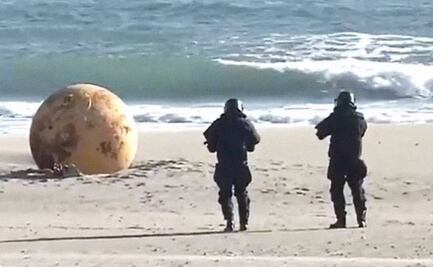 "¿Llegó Gokú?"; bola gigante aparece en playa de Japón y desconcierta a las autoridades