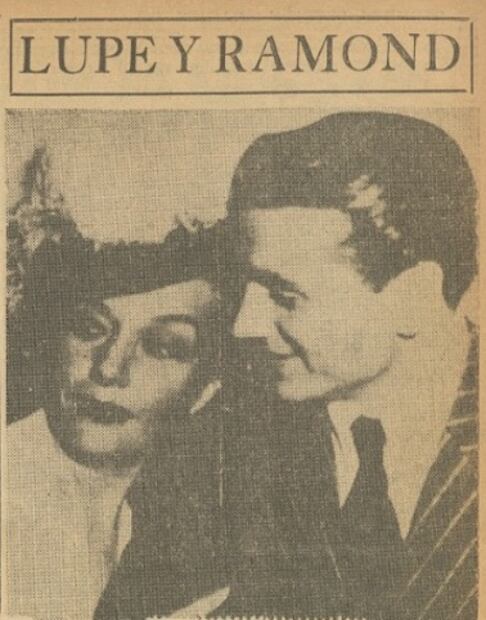Lupe Vélez y Harald Ramond, una pareja escándalo en Hollywood. Hemeroteca EL UNIVERSAL.