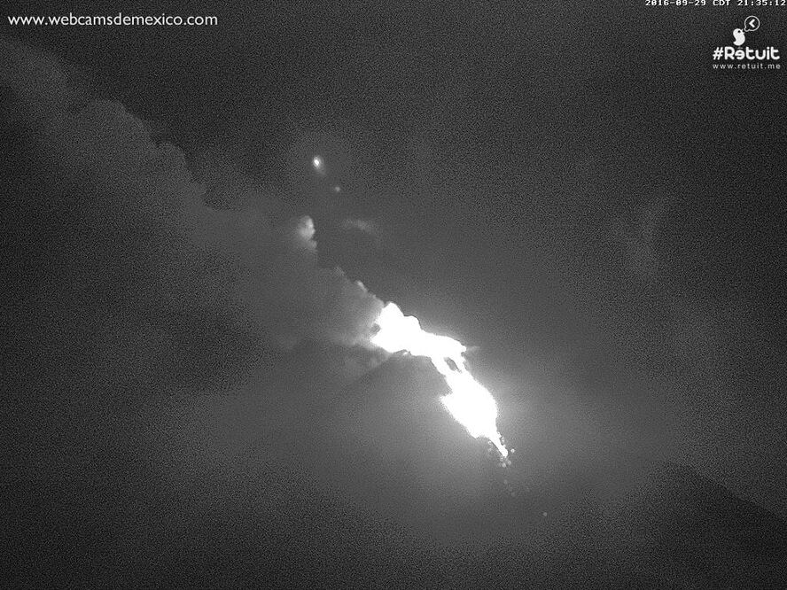 Imagen tomada del Twitter de Webcams de México