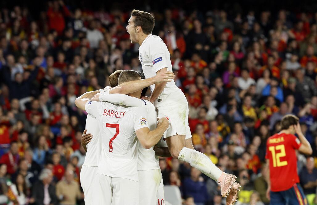 Festejo del gol. Foto: EFE