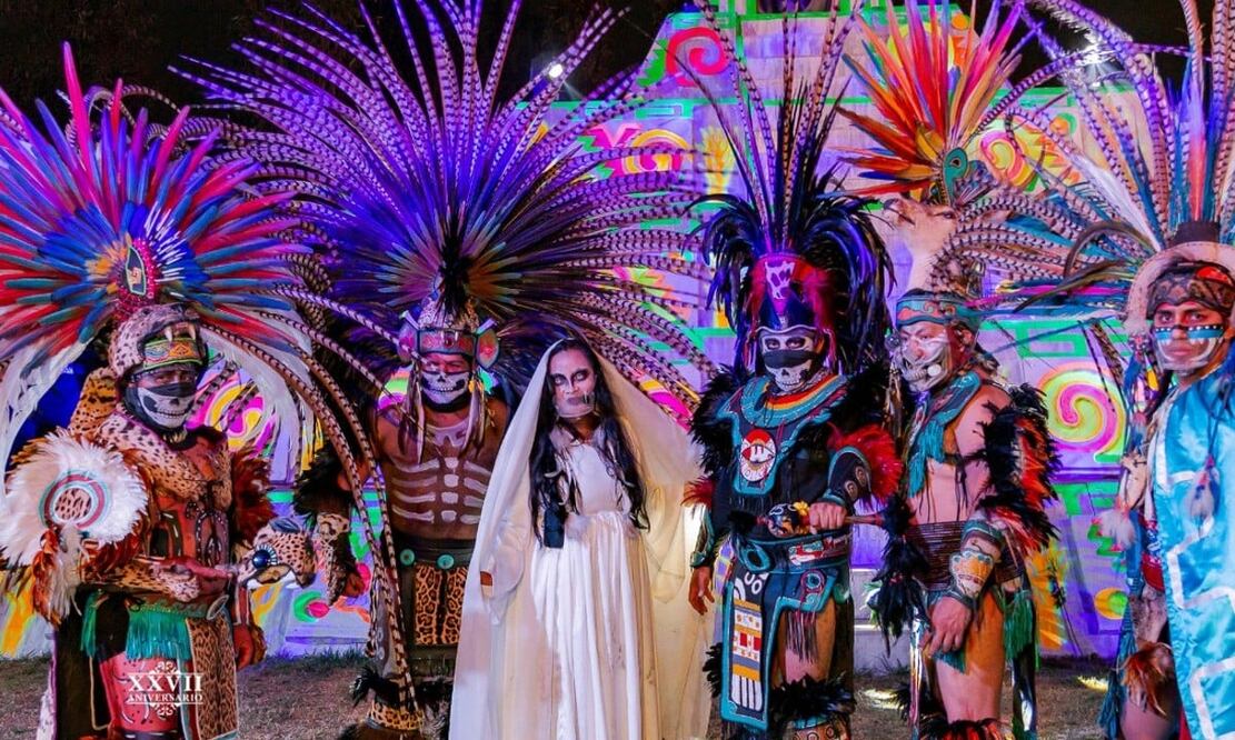 La Llorona en Xochimilco es una puesta en escena en medio de una laguna. Foto: La Llorona en Xochimilco de Cuemanco