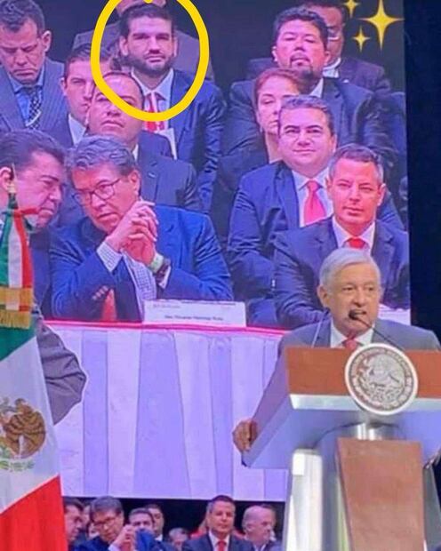 Juan Pablo Penilla y miembros de la 4T. Foto: Redes sociales