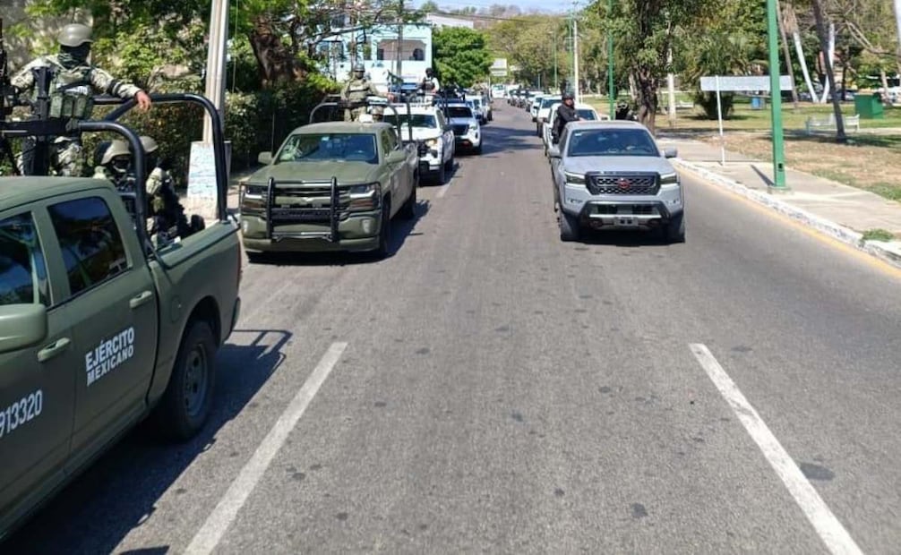 El despliegue fue coordinado entre organismos estatales y corporaciones federales (14/03/2025). Foto: Especial