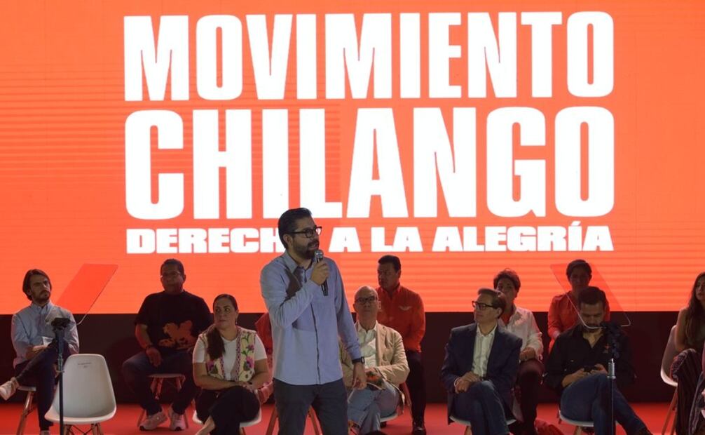 Entre gritos de “jefe de Gobierno” Salomón Chertorivsky aseguró que en el 2024 contendrá por la jefatura de la CDMX. Foto: Especial