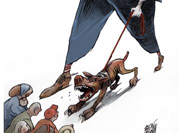Trump, migrantes, perros y gatos