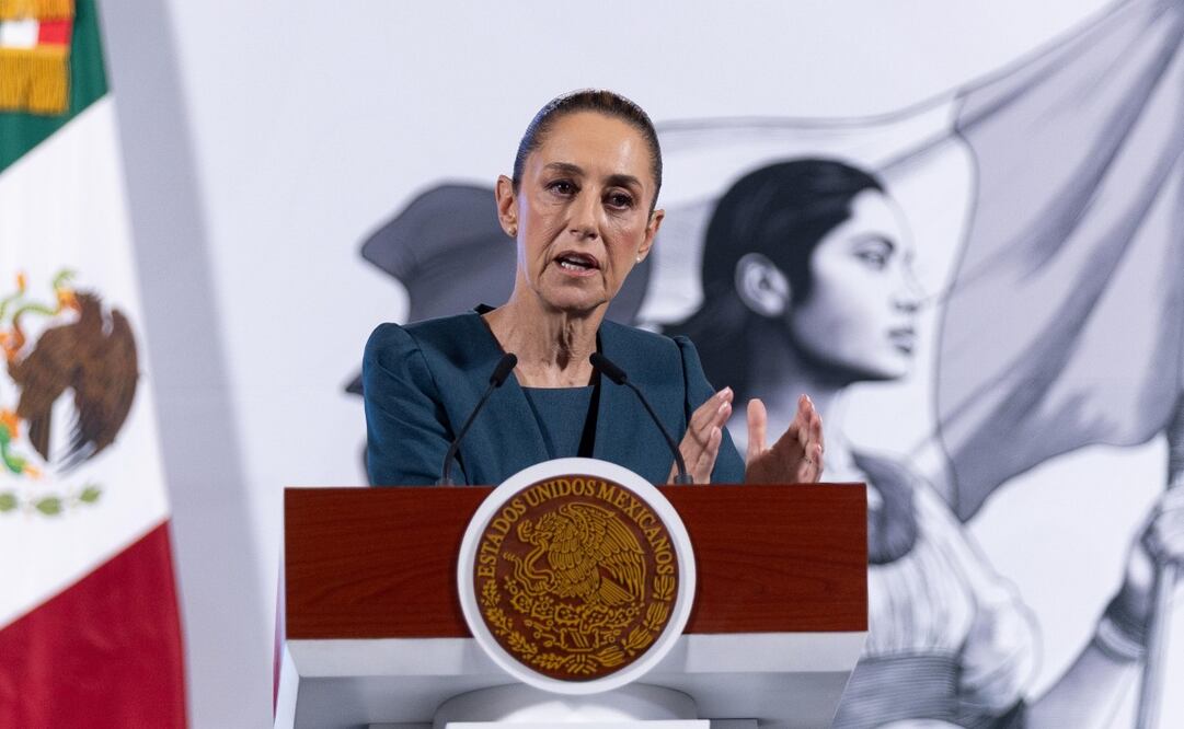 Conferencia de prensa mañanera de la presidenta Claudia Sheinbaum Pardo, desde Palacio Nacional, este 20 de marzo de 2025. Foto: Hugo Salvador / EL UNIVERSAL