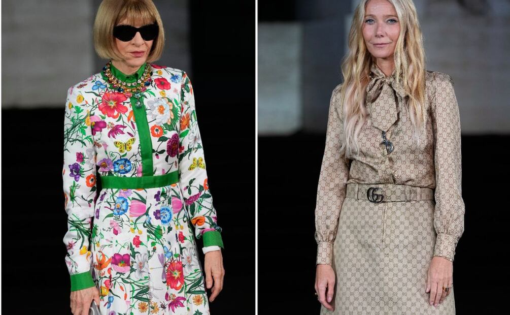 Anna Wintour y Gwyneth Paltrow entre las invitadas a la premier de "The Tiger" en Milán. Foto: AP