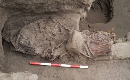 Hallan en Perú momia de mujer de 4,500 años