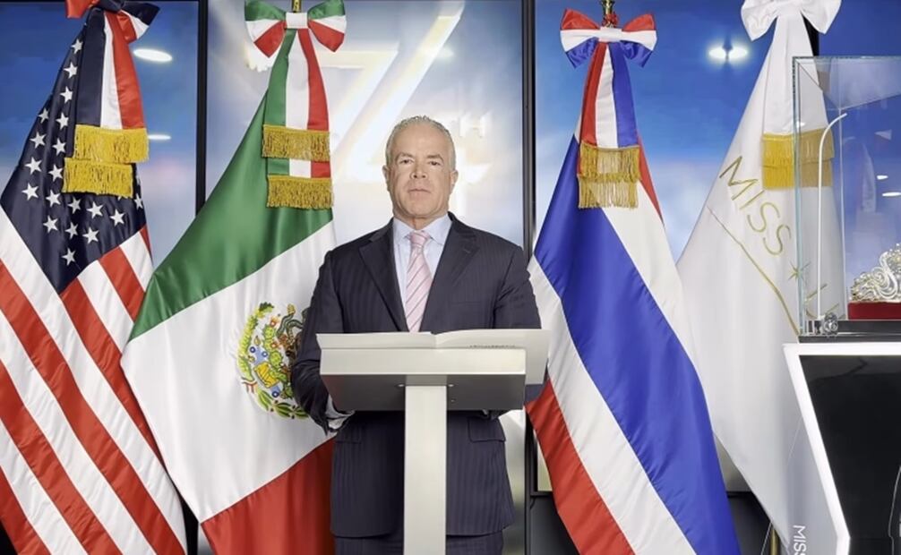 Raúl Rocha Cantú, presidente de Miss Universo, expresó su repudio por la agresión contra la representante mexicana. Foto: Instagram Miss Universe.