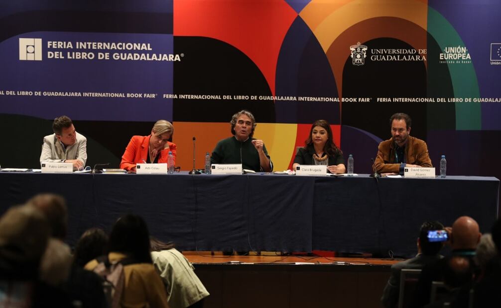Clara Brugada en la FIL. Foto: Berenice Fregoso/EL UNIVERSAL.