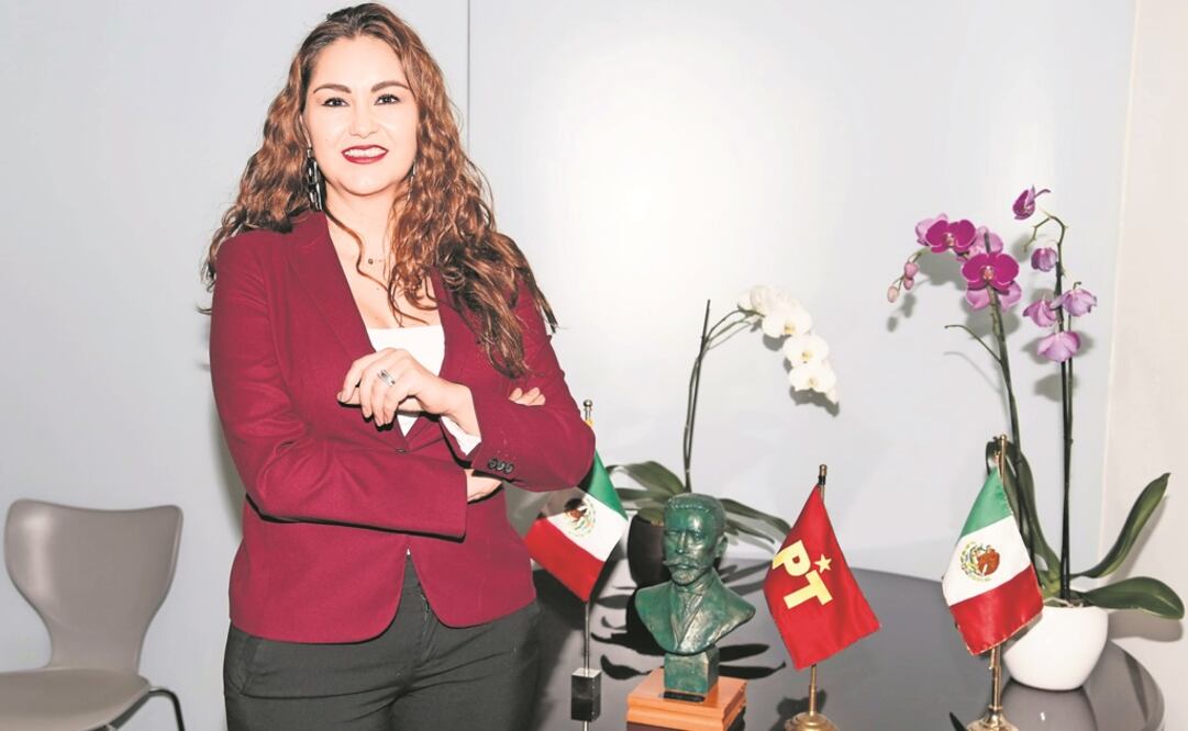 Coordinadora del Partido del Trabajo (PT) en el Senado, Geovanna Bañuelos de la Torre. (AGUSTÍN SALINAS. EL UNIVERSAL)