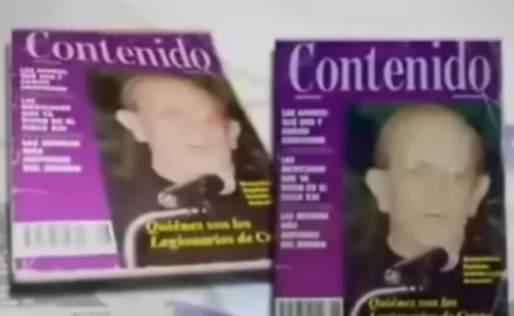 En 1997 la revista Contenido compartió, en su portada, una fotografía del padre Marcial Maciel. Foto: Captura