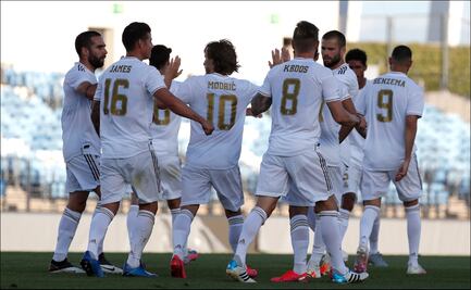 Real Madrid de gala; entrenó con el uniforme de juego
