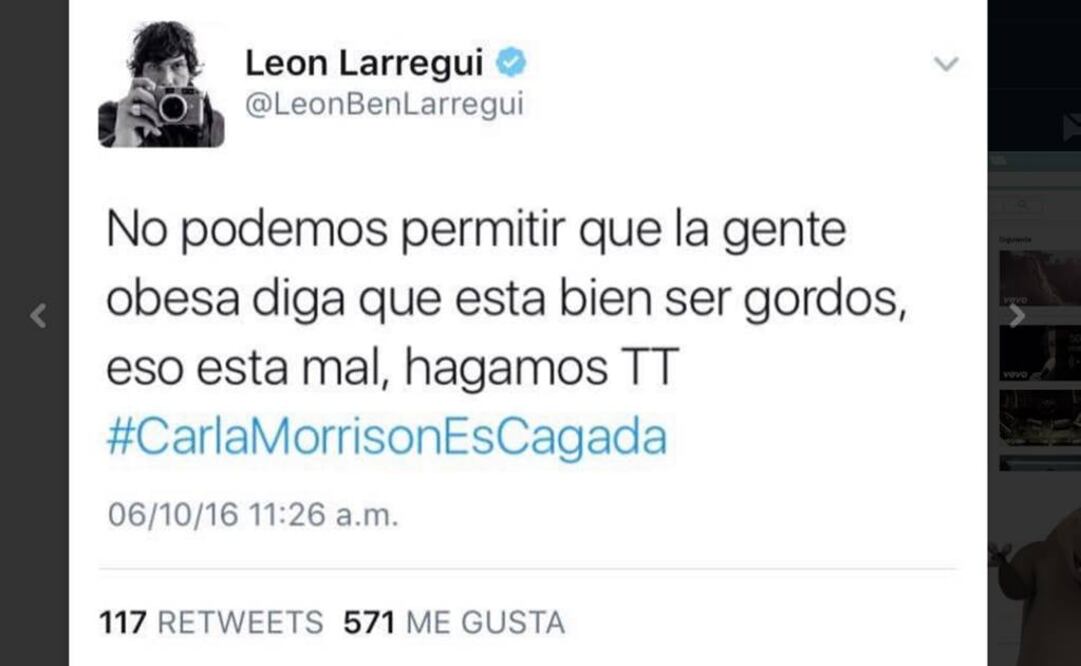 Twitter juega una mala pasada a León Larregui