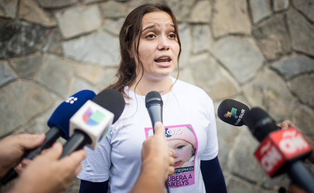 La madre de Maikelys Espinoza, Yorely Bernal. Foto: EFE