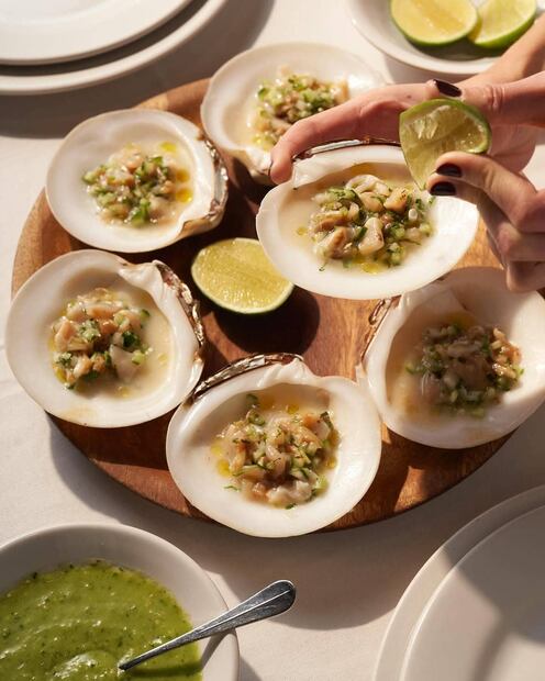 Ceviche de almejas. Foto: Contramar / IG.