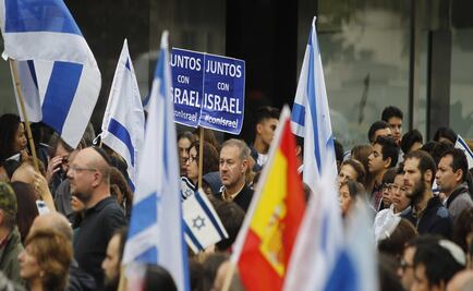 Madrid: Protestan en embajada de Israel por atentados