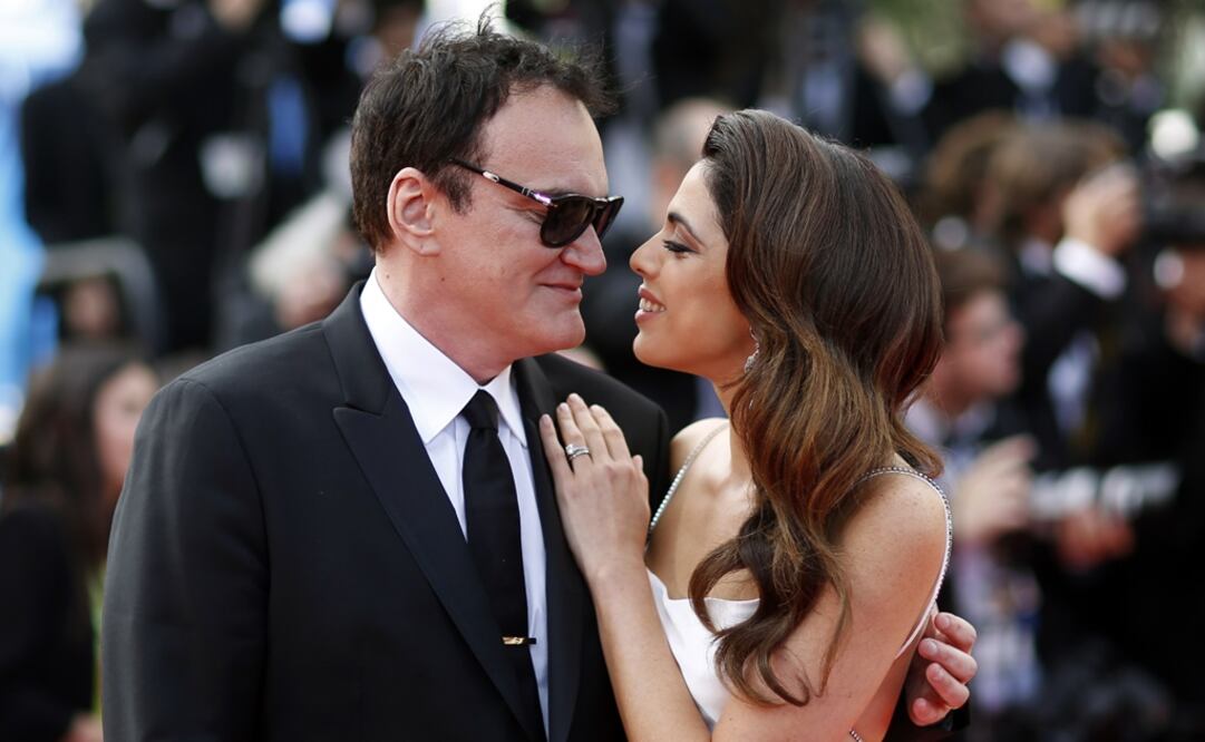 Quentin Tarantino y Daniella Pick. Foto: Reuters 