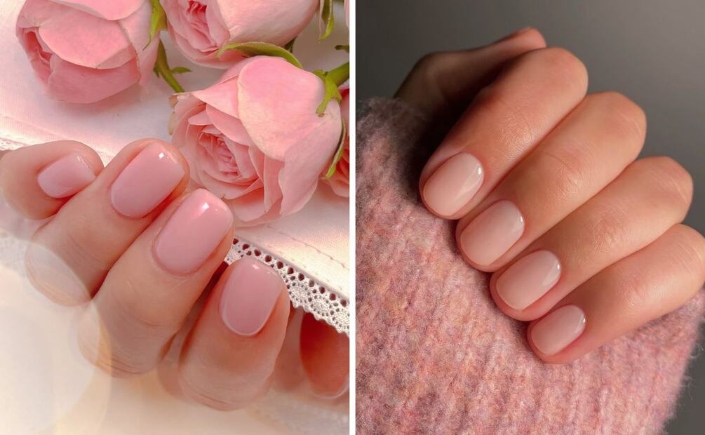El minimalismo se expresa en las princess nails. Foto: Especial. Instagram @youarebeautiful_seoul @matejanova