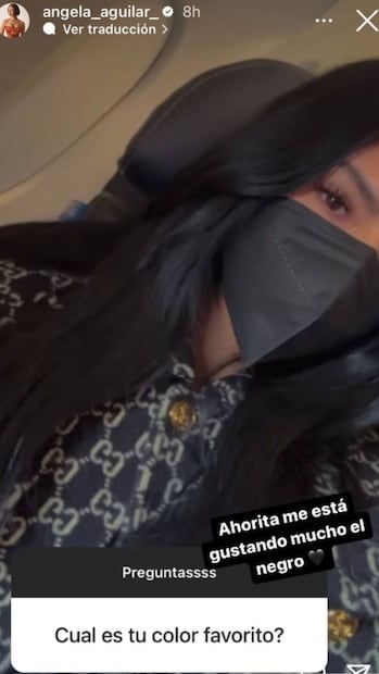 Este es el color favorito de Ángela Aguilar