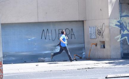 Integrantes del SME concluyen mitin en Insurgentes Norte tras enfrentamiento