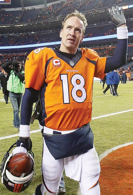 Peyton aseguró que Denver fuera el sembrado uno de la AFC (CHRIS HUMPHREYS. USA TODAY SPORTS)