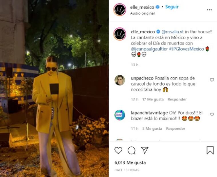 El look con el que Rosalía enamoró a su paso por la CDMX