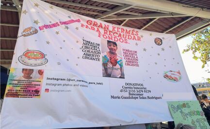 Una kermés para salvar el corazón de Tobi; recaudan recursos para su cirugía por ineficiencia de sistema de salud público