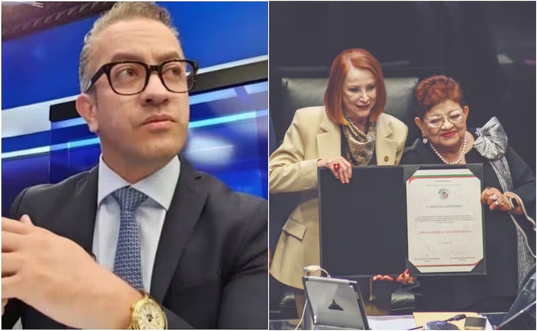 Chumel Torres reaccionó al nombramiento de Ernestina Godoy como nueva titular de la FGR. Foto: X y Luis Camacho. EL UNIVERSAL