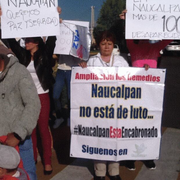 Protestan contra feminicidios en Naucalpan