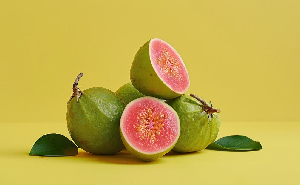 La guayaba es una fruta rica en vitamina C. Foto: Freepik