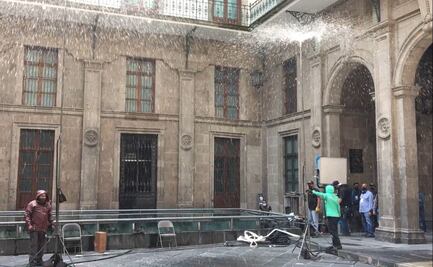 Inician grabaciones en Palacio Nacional de película sobre Lázaro Cárdenas